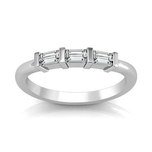 Diamond Band 0.2 ct tw Baguette 14k White Gold