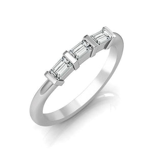 Diamond Band 0.2 ct tw Baguette 14k White Gold