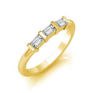Diamond Band 0.2 ct tw Baguette 14k White Gold