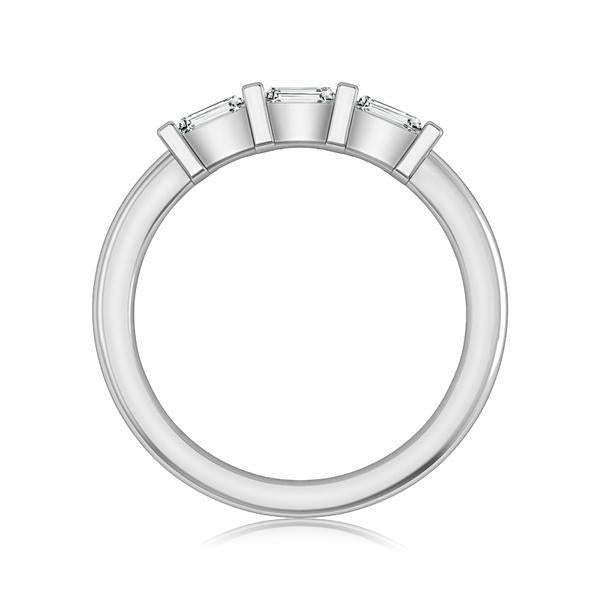 Diamond Band 0.2 ct tw Baguette 18k White Gold