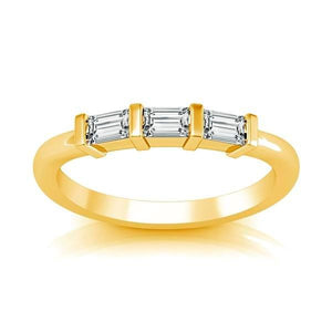 Diamond Band 0.2 ct tw Baguette 14k Yellow Gold
