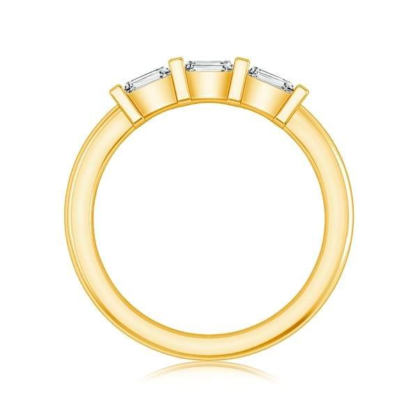 Diamond Band 0.2 ct tw Baguette 18k Yellow Gold