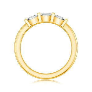 Diamond Band 0.2 ct tw Baguette 18k Yellow Gold