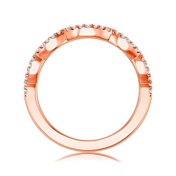 Diamond Band 0.13 ct tw Round 14k Rose Gold