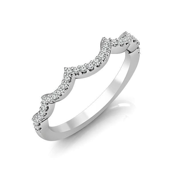 Diamond Band 0.13 ct tw Round 18k White Gold