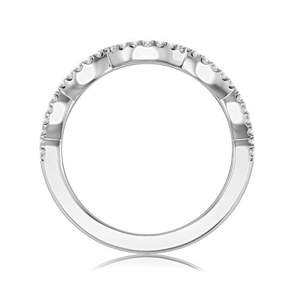 Diamond Band 0.13 ct tw Round 18k White Gold