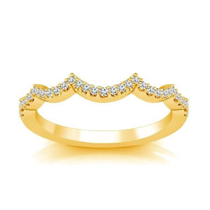 Diamond Band 0.13 ct tw Round 18k Yellow Gold