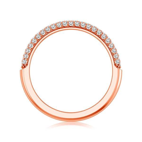Diamond Band 0.4 ct tw Round 18k Rose Gold