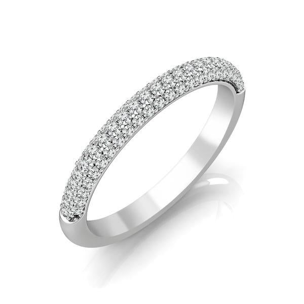Diamond Band 0.4 ct tw Round 18k White Gold