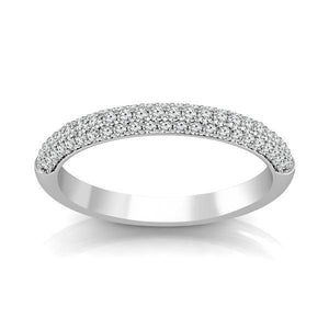 Diamond Band 0.4 ct tw Round 18k White Gold