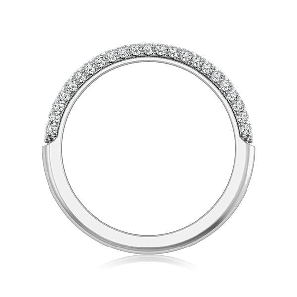 Diamond Band 0.4 ct tw Round 18k White Gold