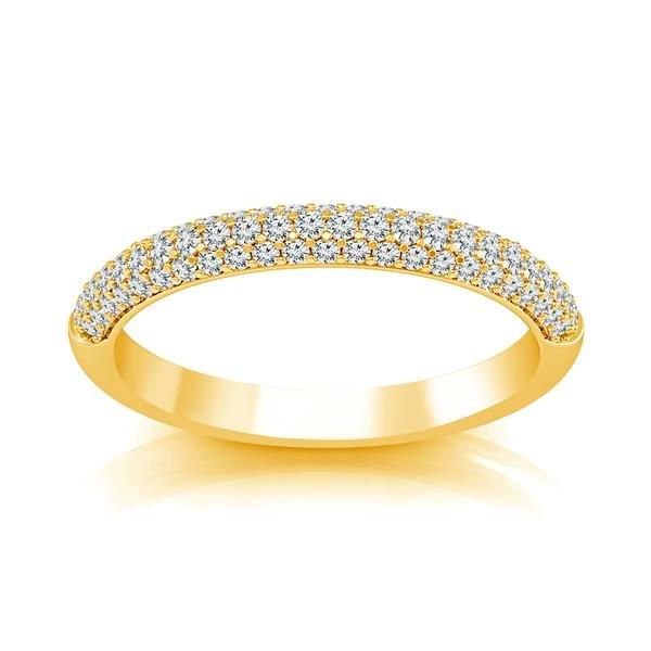 Diamond Band 0.4 ct tw Round 14k Yellow Gold