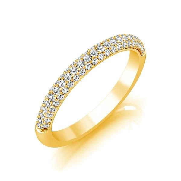 Diamond Band 0.4 ct tw Round 18k Yellow Gold
