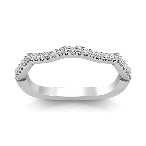Diamond Band 0.16 ct tw Round 14k White Gold