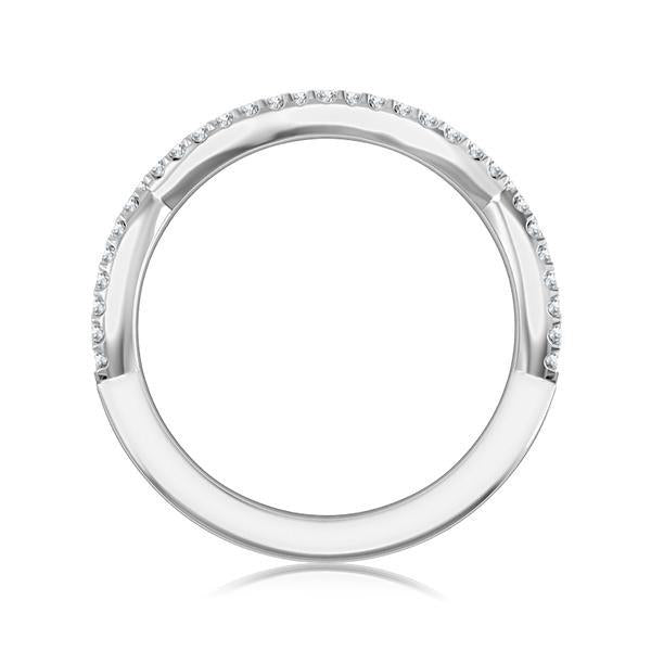 Diamond Band 0.16 ct tw Round 18k White Gold