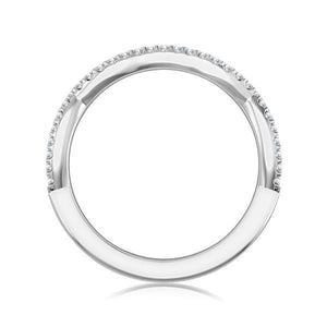 Diamond Band 0.16 ct tw Round 18k White Gold