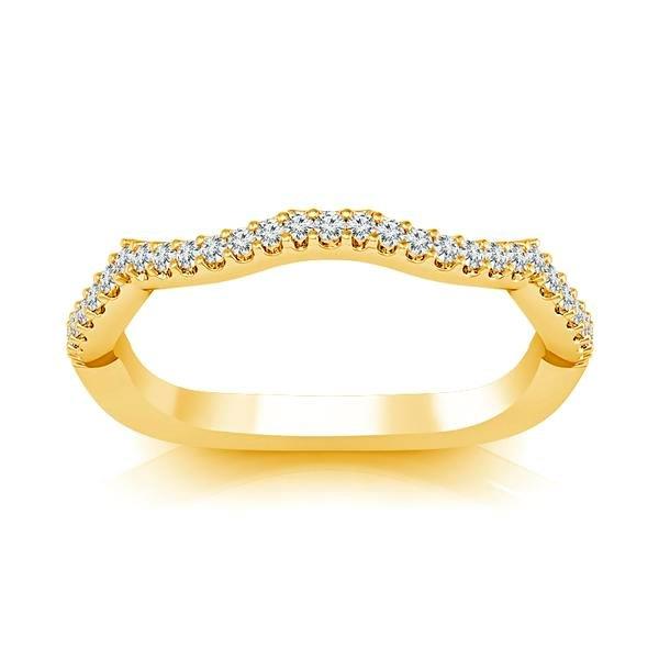 Diamond Band 0.16 ct tw Round 14k Yellow Gold