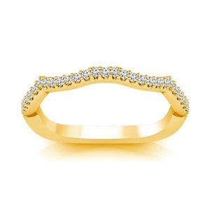 Diamond Band 0.16 ct tw Round 14k Yellow Gold