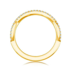 Diamond Band 0.16 ct tw Round 14k Yellow Gold