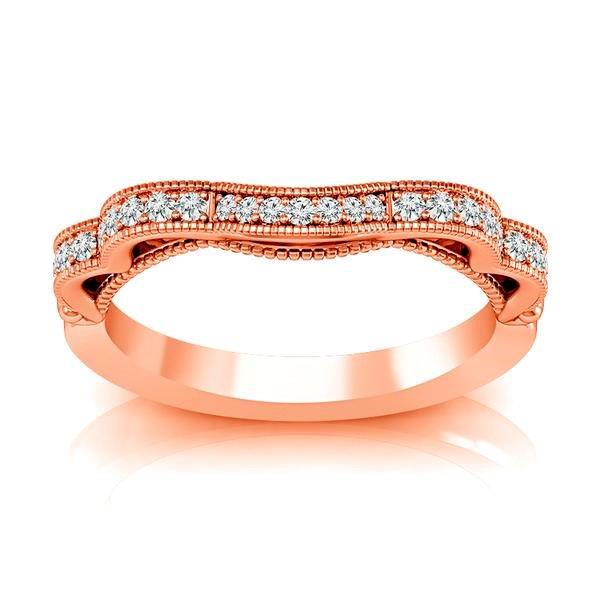 Diamond Band 0.16 ct tw Round 14k Rose Gold