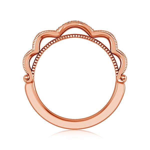 Diamond Band 0.16 ct tw Round 18k Rose Gold