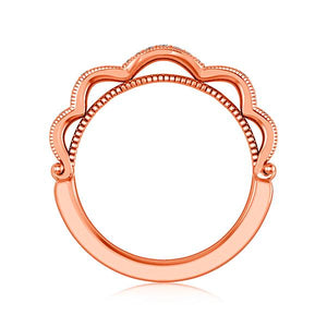 Diamond Band 0.16 ct tw Round 18k Rose Gold