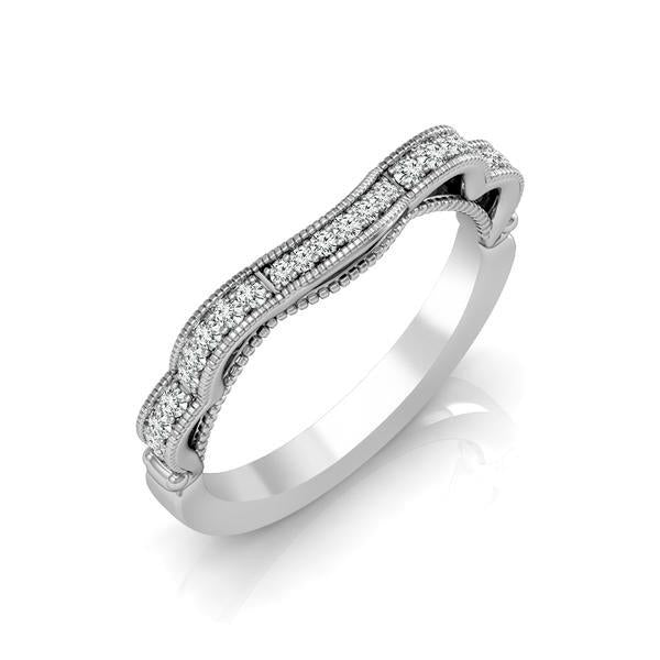 Diamond Band 0.16 ct tw Round 18k White Gold