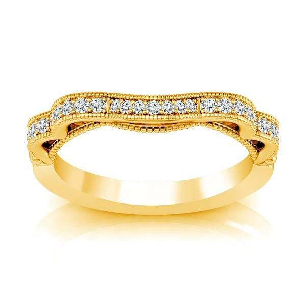Diamond Band 0.16 ct tw Round 14k Yellow Gold