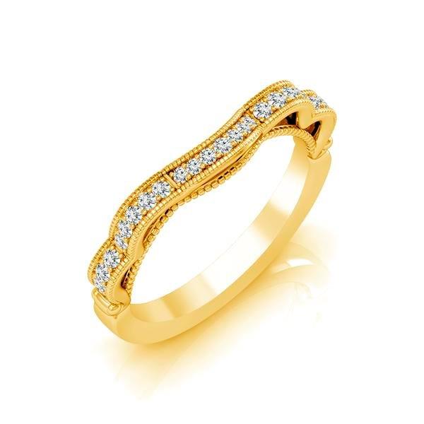 Diamond Band 0.16 ct tw Round 18k Yellow Gold