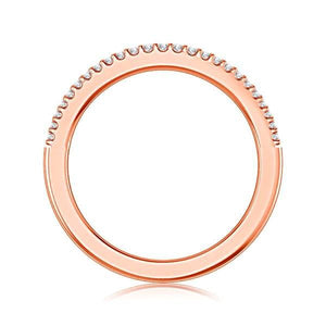 Diamond Band 0.13 ct tw Round 18k Rose Gold