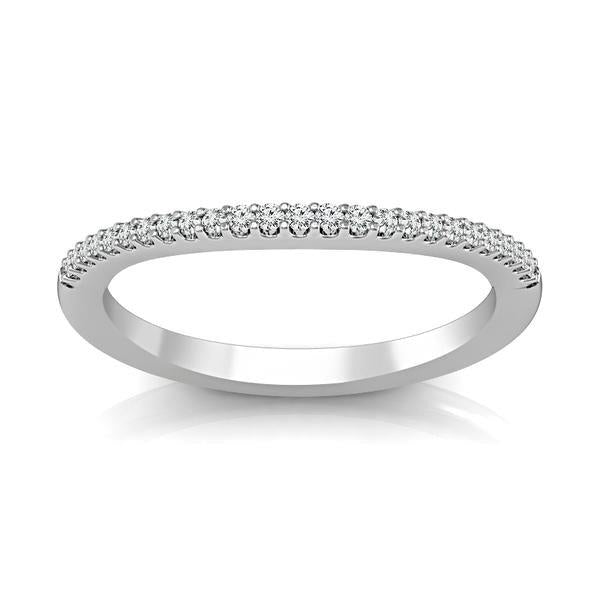 Diamond Band 0.13 ct tw Round 18k White Gold