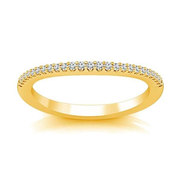 Diamond Band 0.13 ct tw Round 14k Yellow Gold