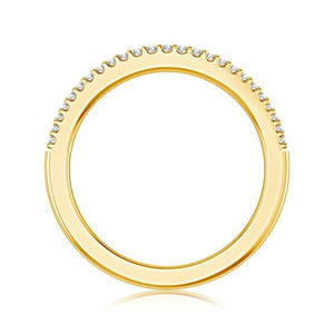 Diamond Band 0.13 ct tw Round 18k Yellow Gold