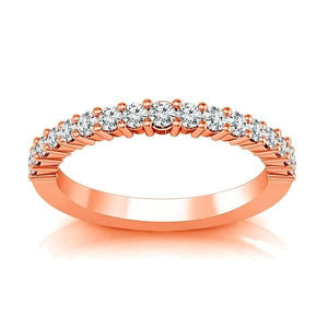 Diamond Band 0.4 ct tw Round 18k Rose Gold