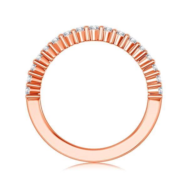 Diamond Band 0.4 ct tw Round 18k Rose Gold