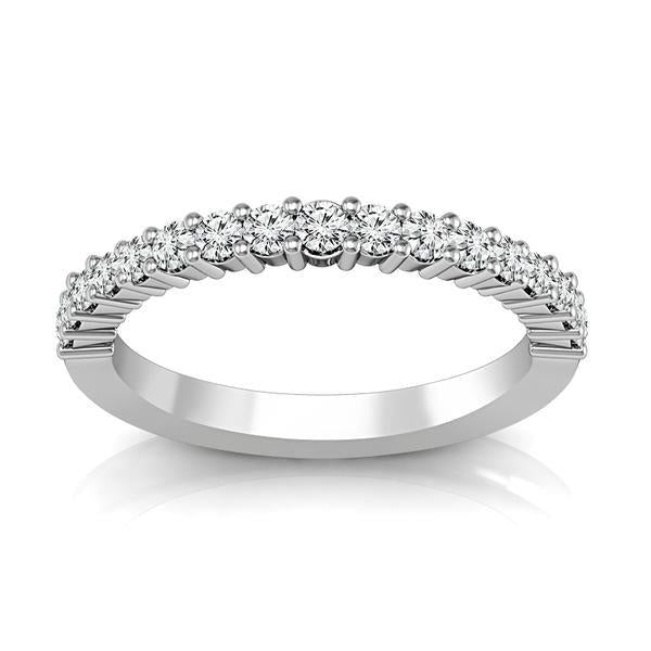 Diamond Band 0.4 ct tw Round 14k White Gold