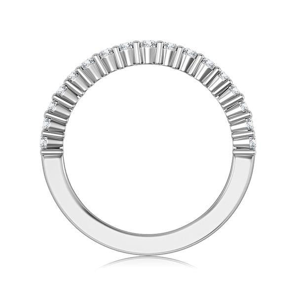 Diamond Band 0.4 ct tw Round 14k White Gold