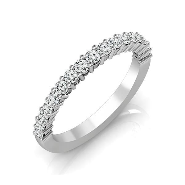 Diamond Band 0.4 ct tw Round 18k White Gold