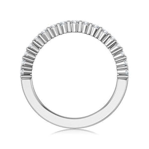 Diamond Band 0.4 ct tw Round 18k White Gold