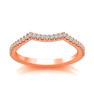 Diamond Band 0.17 ct tw Round 14k Rose Gold