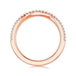 Diamond Band 0.17 ct tw Round 18k Rose Gold