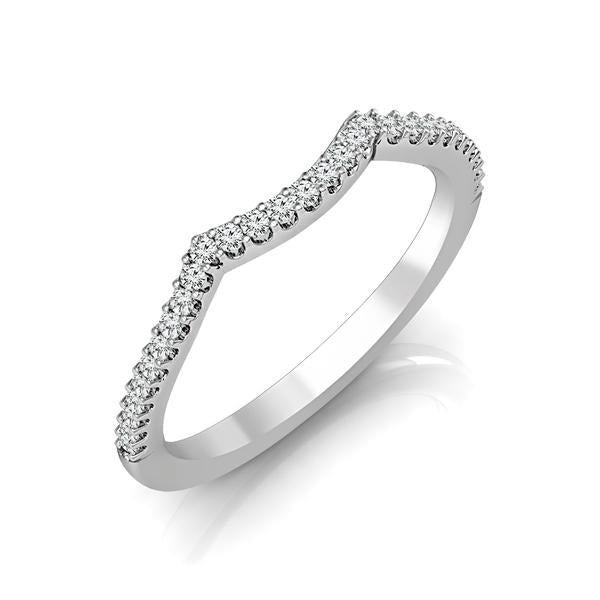 Diamond Band 0.17 ct tw Round 18k White Gold