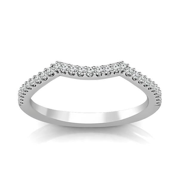 Diamond Band 0.17 ct tw Round 18k White Gold