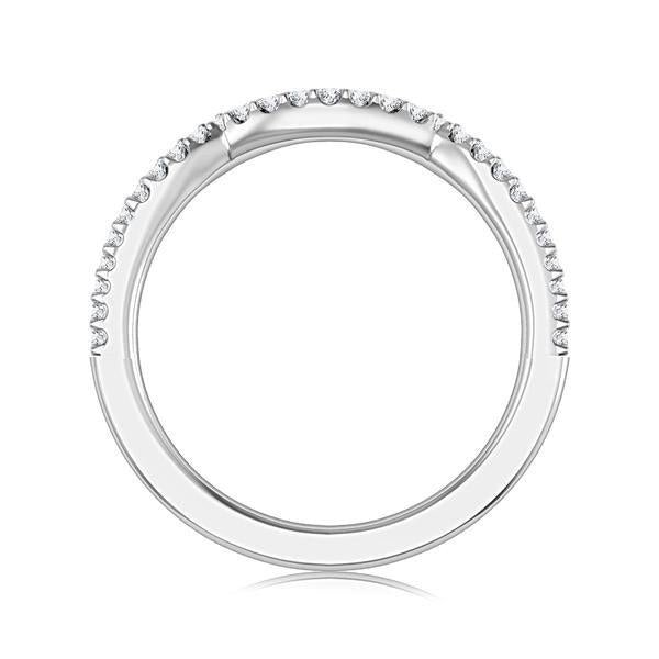 Diamond Band 0.17 ct tw Round 18k White Gold