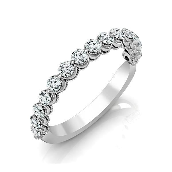 Diamond Band 0.63 ct tw Round 14k White Gold