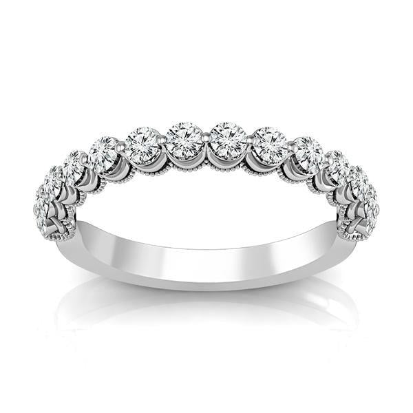 Diamond Band 0.63 ct tw Round 14k White Gold