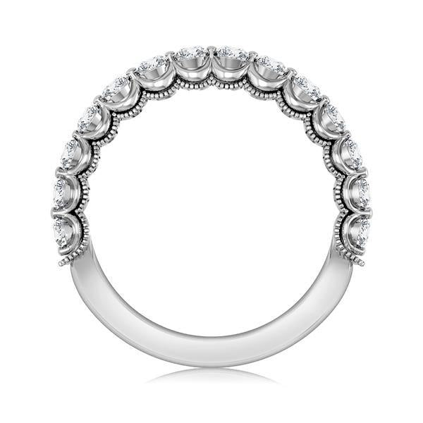 Diamond Band 0.63 ct tw Round 18k White Gold