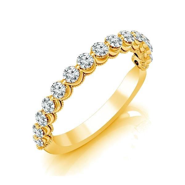 Diamond Band 0.63 ct tw Round 18k Yellow Gold