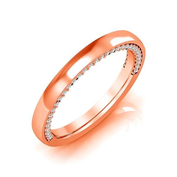 Diamond Band 0.25 ct tw Round 18k Rose Gold