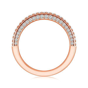 Diamond Band 0.5 ct tw Round 14k Rose Gold